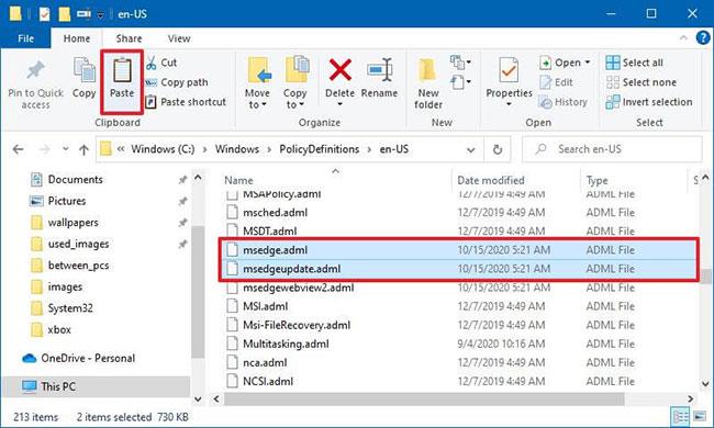 Come installare il modello di criteri di gruppo di Microsoft Edge su Windows 10