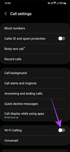 Как отключить функцию звонков по Wi-Fi на Android