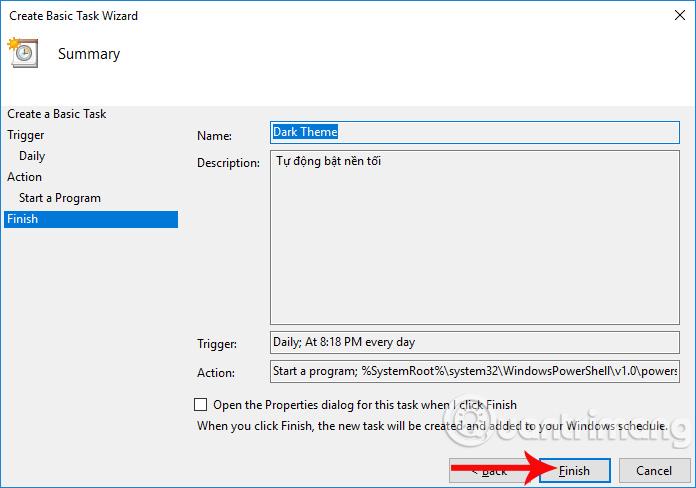 Comment assombrir automatiquement l'arrière-plan sous Windows 10