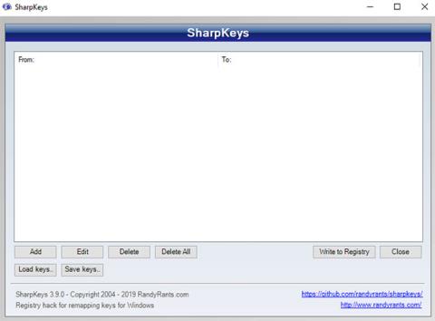 Как использовать SharpKeys в Windows 10 для переназначения клавиатуры