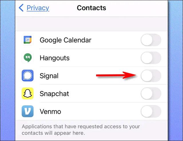 Come verificare quali app accedono ai tuoi contatti su iPhone