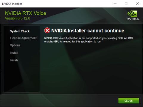 Comment installer RTX Voice sur la carte GTX sous Windows