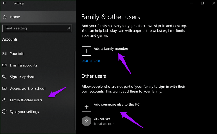 Différence entre le compte standard et le compte administrateur sous Windows 10