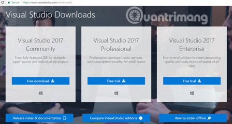 Come creare un file di installazione offline di Visual Studio