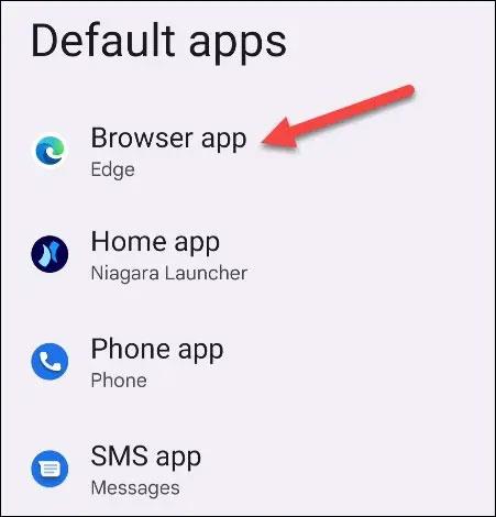 Comment définir les applications par défaut sur Android