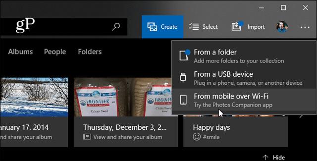 Comment transférer des photos et des vidéos d'un téléphone vers un ordinateur Windows 10 à l'aide de Photos Companion