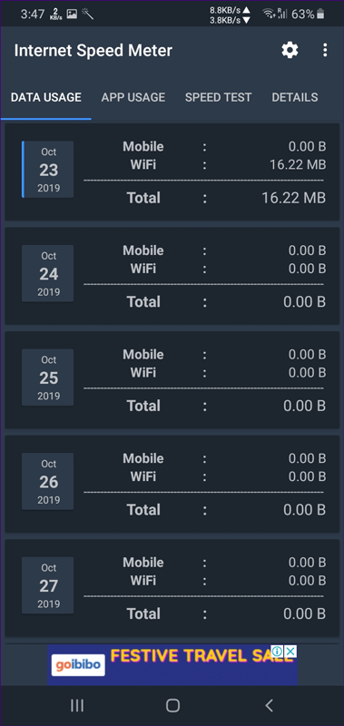 Come visualizzare la velocità Internet sulla barra di stato del telefono Samsung