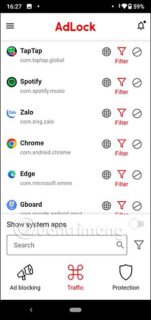 Android スマートフォンで AdLock を使用する手順