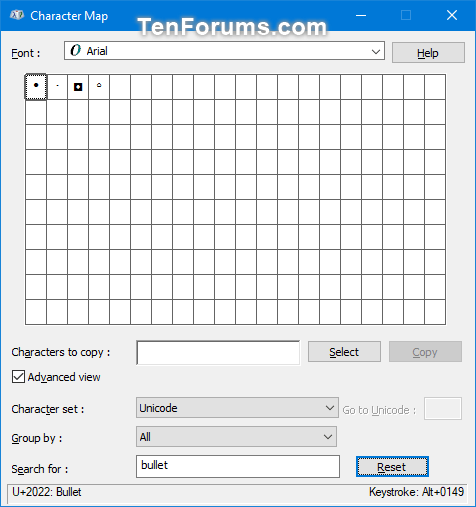 Comment ouvrir et utiliser la table de caractères sous Windows