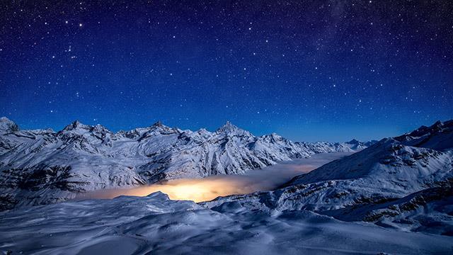 Carta da parati del cielo notturno, bellissima carta da parati del cielo stellato