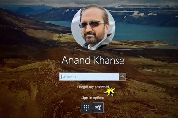 Comment réinitialiser le mot de passe du compte Microsoft à partir de l'écran de connexion de Windows 10 Fall Creators Update
