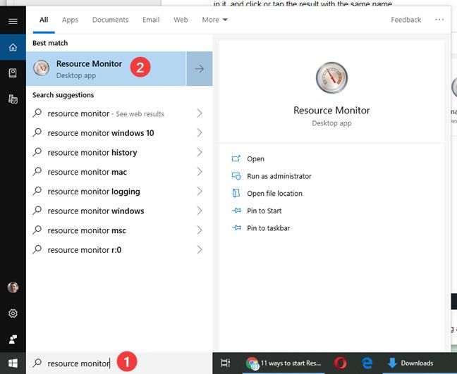 11 Möglichkeiten, Resource Monitor in Windows 10 zu öffnen