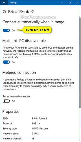 So aktivieren/deaktivieren Sie die automatische drahtlose Netzwerkverbindung in Windows 10