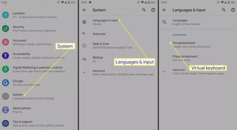 So ändern Sie die Tastatur auf Android