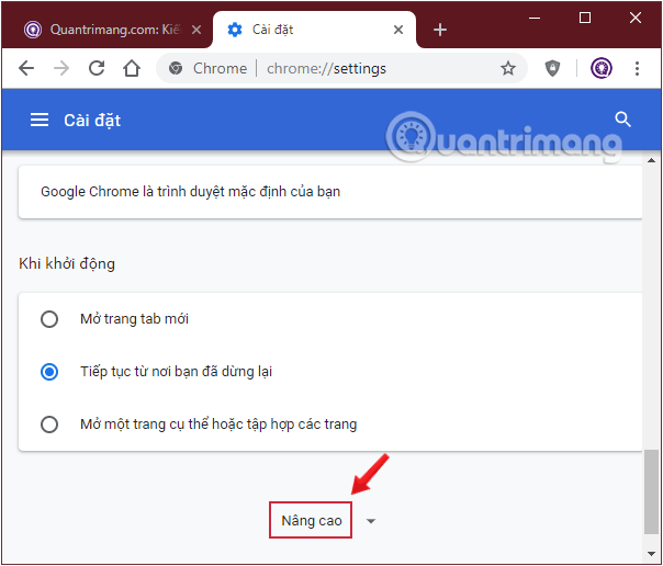 Istruzioni per ripristinare Chrome alle impostazioni predefinite