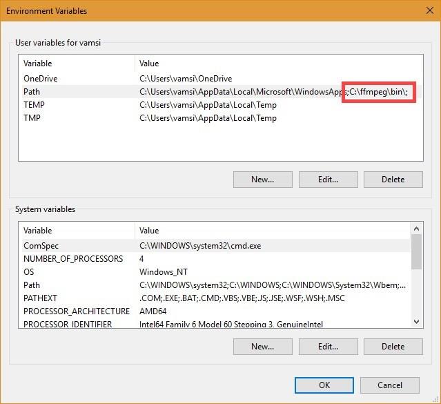 Comment installer et ajouter FFmpeg au chemin sous Windows 10/8/7