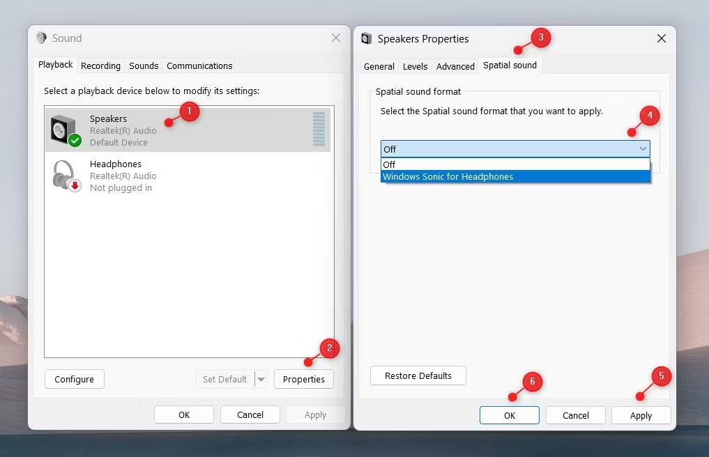 Comment activer Spatial Sound dans Windows 11