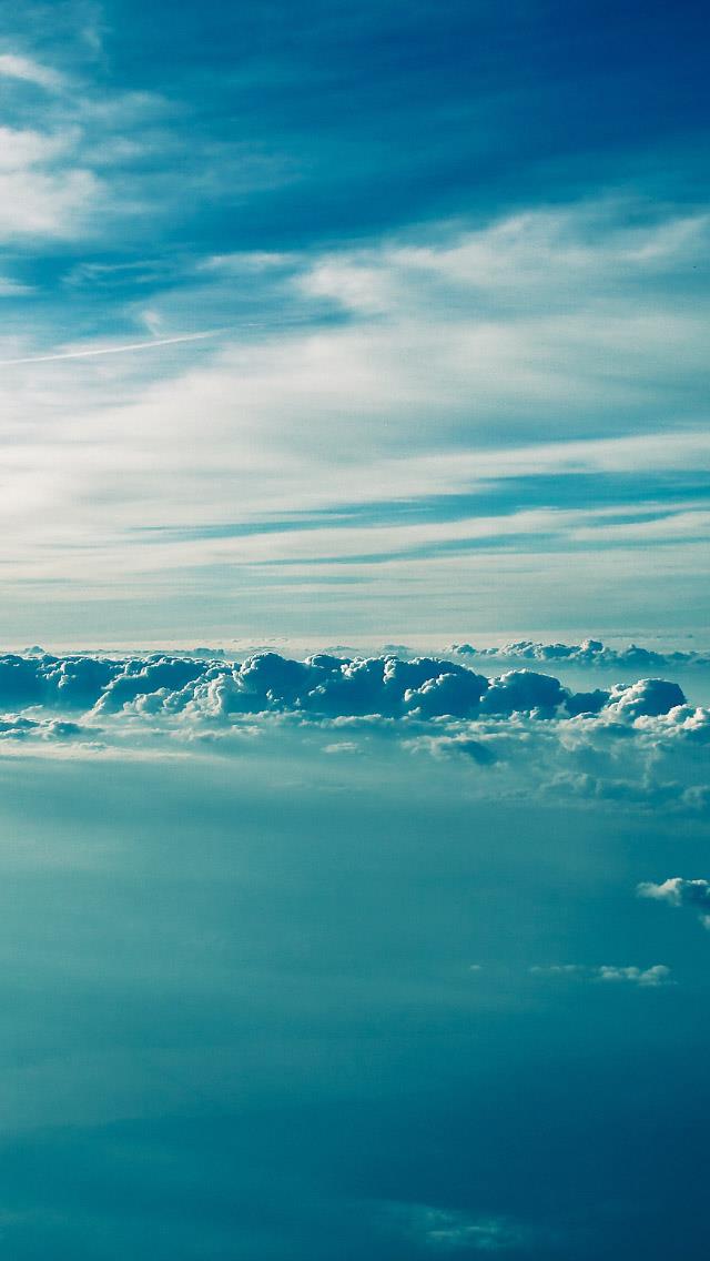 Wunderschönes Hintergrundbild mit blauem Himmel für Handys