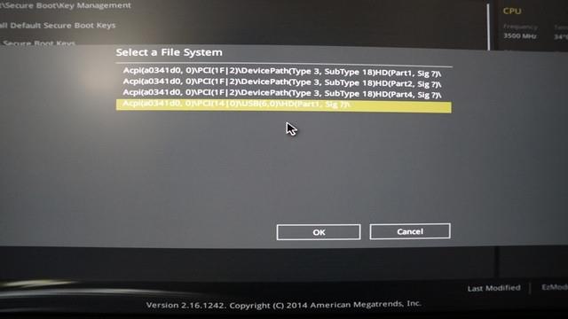 透過 ASUS UEFI BIOS 公用程式啟用或停用安全啟動