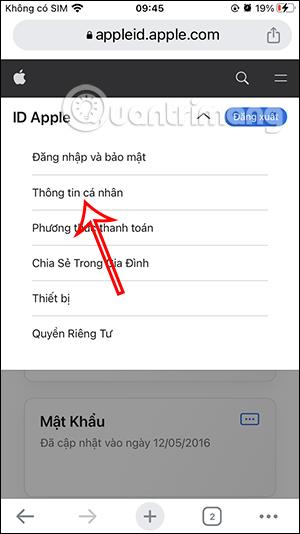 更改Apple ID帳戶資訊的說明