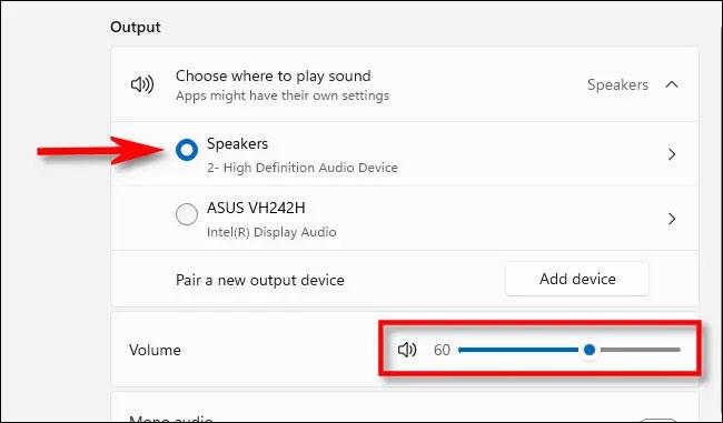 Façons de régler le volume du système sur Windows 11