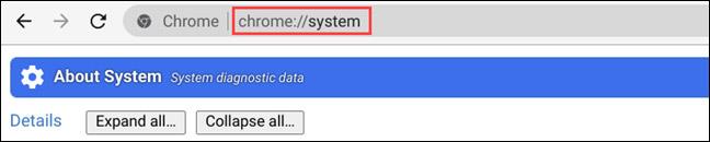 Istruzioni per visualizzare le informazioni sulla CPU del Chromebook