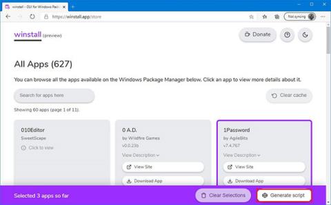 Windows 10 で winget と winstall を使用して複数のアプリケーションをインストールする方法