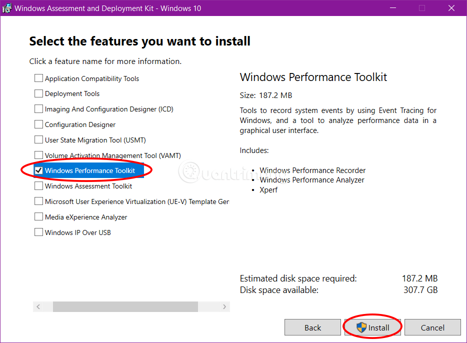 Comment télécharger et installer Windows Performance Toolkit dans Windows 10