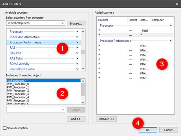 Come lavorare con Performance Monitor in Windows