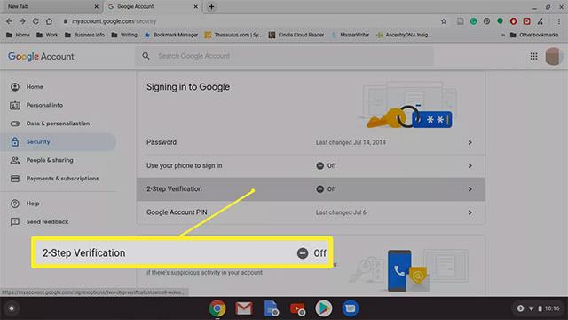 Come cambiare la password sul Chromebook