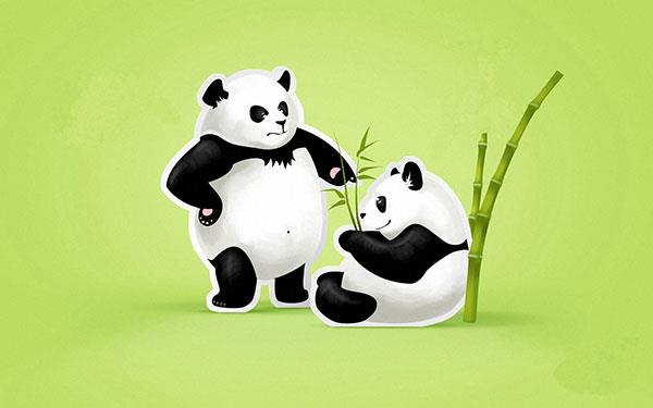 Die süßesten Panda-Hintergrundbilder für Computer