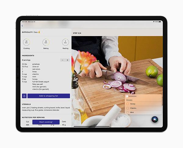 Résumé des nouveautés sur iPadOS 14