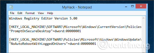 如何建立您自己的 Windows 登錄 hack 文件