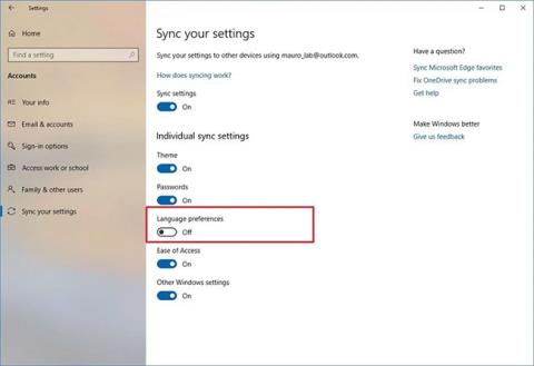 Comment changer la langue du système dans Windows 10