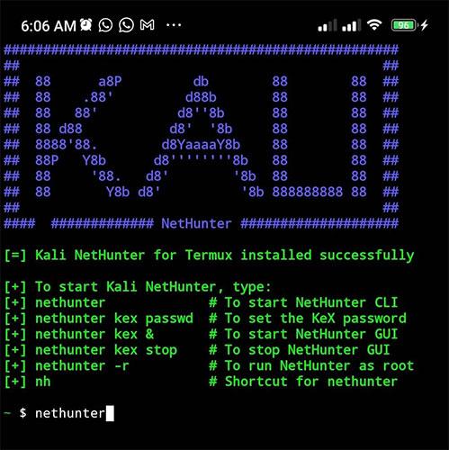 Android에 Kali Linux NetHunter를 설치하는 방법