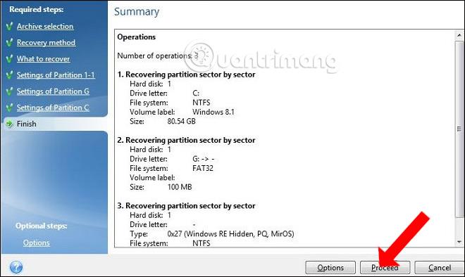 Come fantasmare il tuo computer utilizzando il file *.tib standard UEFI