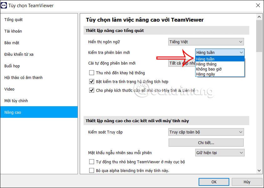 Istruzioni per aggiornare automaticamente TeamViewer per evitare di essere hackerati