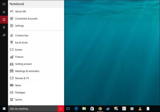 Windows 10에서 Cortana 사용 및 구성