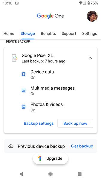 Google One を使用して Android スマートフォンをバックアップする方法