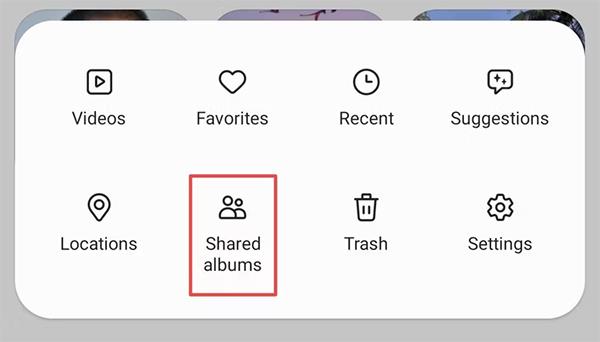 Istruzioni per creare album condivisi su Samsung