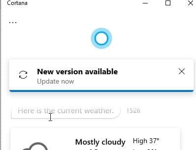 Come aggiornare manualmente Cortana su Windows 10 senza accedere al Microsoft Store