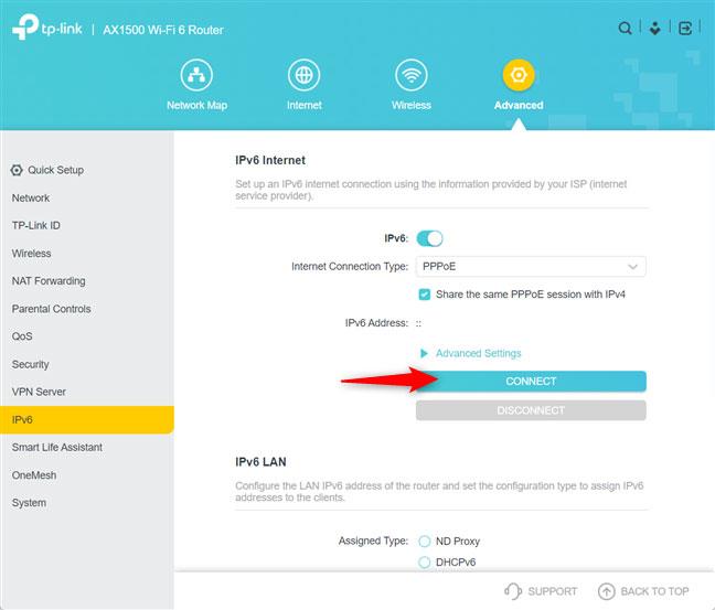 Comment activer IPv6 sur le routeur TP-Link WiFi 6