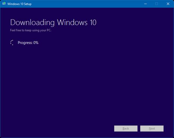 Installieren Sie Windows 10 mit dem Refresh Windows Tool von Microsoft