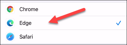 Come impostare Microsoft Edge come browser predefinito su iPhone o iPad