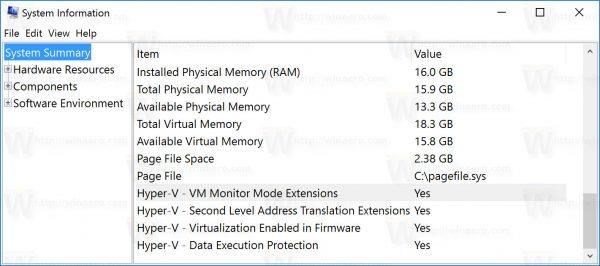 Comment vérifier si votre ordinateur exécute Windows 10 Hyper-V ?