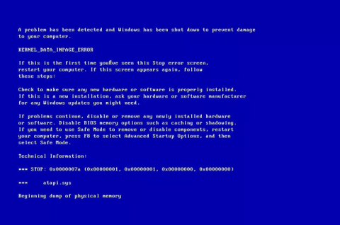 Comment réparer lerreur de page de données du noyau sous Windows