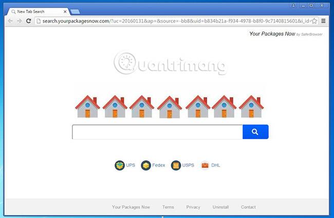 Come rimuovere il dirottatore del browser Search.yourpackagesnow.com