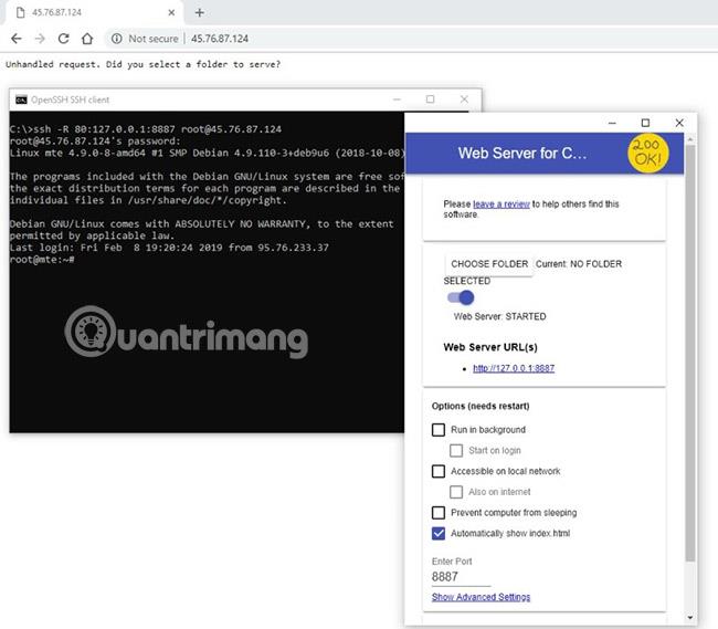 Comment utiliser le tunnel SSH inversé pour autoriser les connexions externes au PC