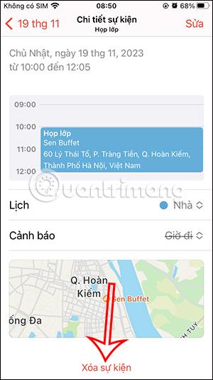 如何在 iPhone 日曆中新增活動地點