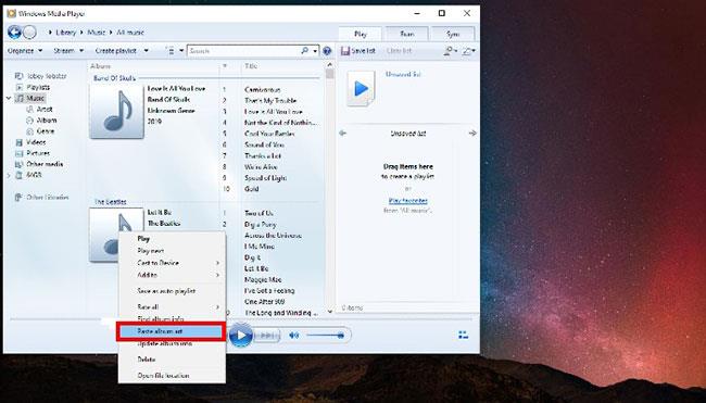 Comment ajouter des pochettes d'album MP3 dans Windows 10